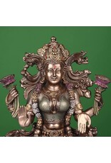 Veronese Design Giftware Figurines Collectables - Lakshmi Sittend on Lotus 23.5cm Veronese Design