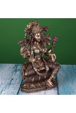 Veronese Design Giftware Figurines Collectables - Lakshmi Sittend on Lotus 23.5cm Veronese Design