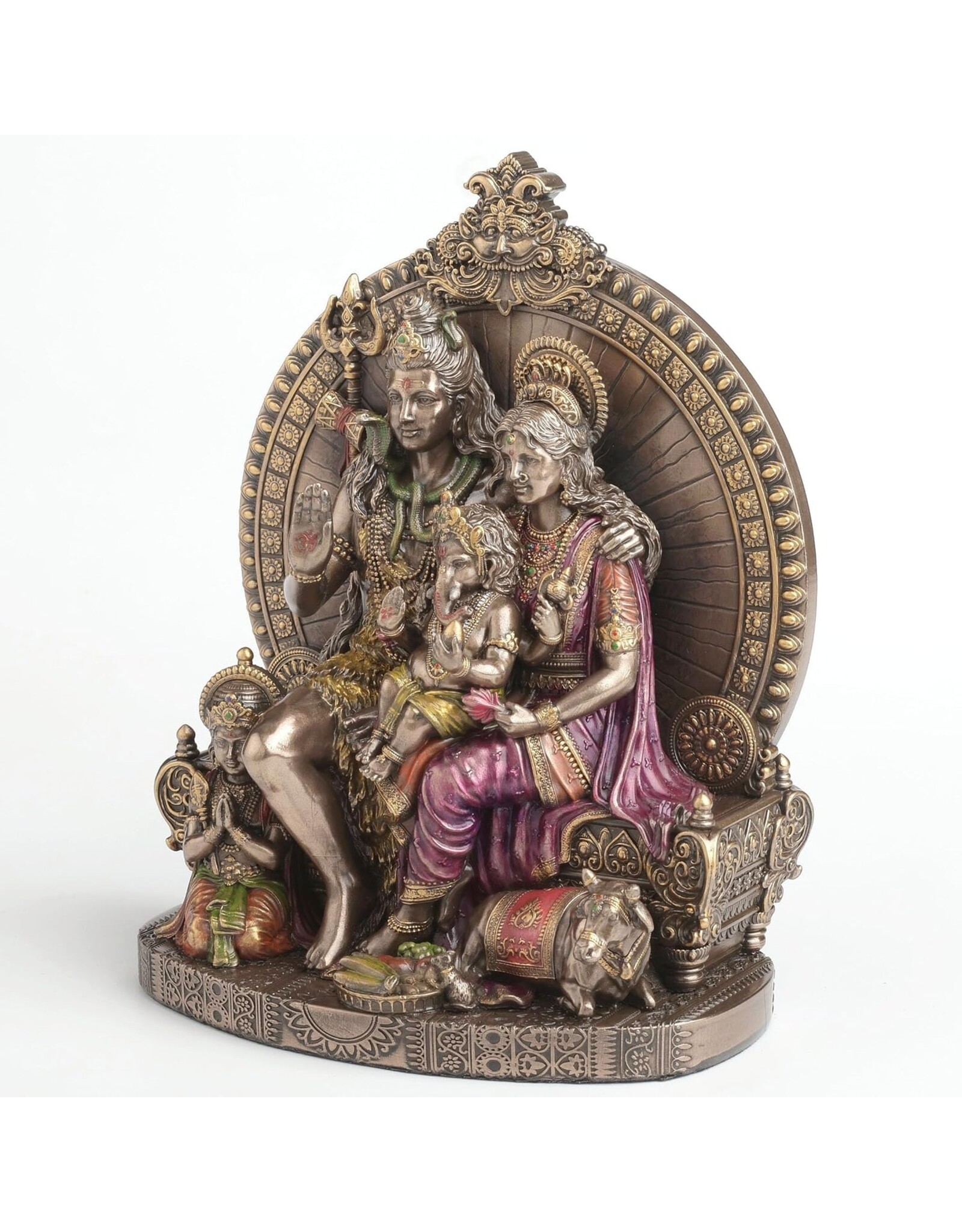 Veronese Design Veronese Design - Lord Shiva met Familie Parvati, Ganesha en Kartikeya Veronese Design