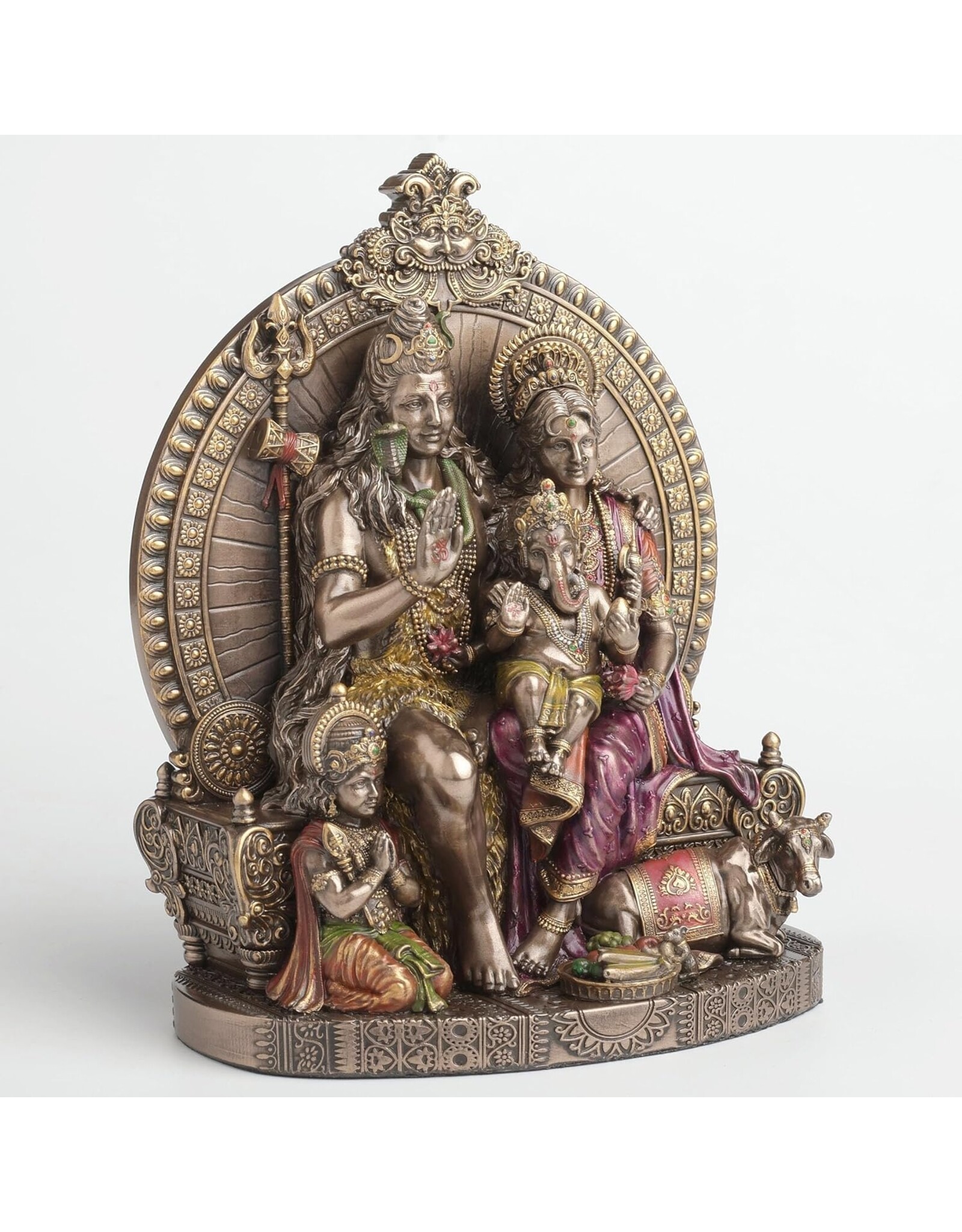 Veronese Design Veronese Design - Lord Shiva met Familie Parvati, Ganesha en Kartikeya Veronese Design