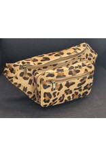 Trukado Leren Festivaltasjes, heuptassen en riemtassen - Koeienhuid Heuptas / Crossbody / Fanny Pack - Luipaard print