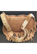Trukado Small leather bags, cluches and more - Cowhide Waist Bag / Crossbody / Fanny Pack with Fringes