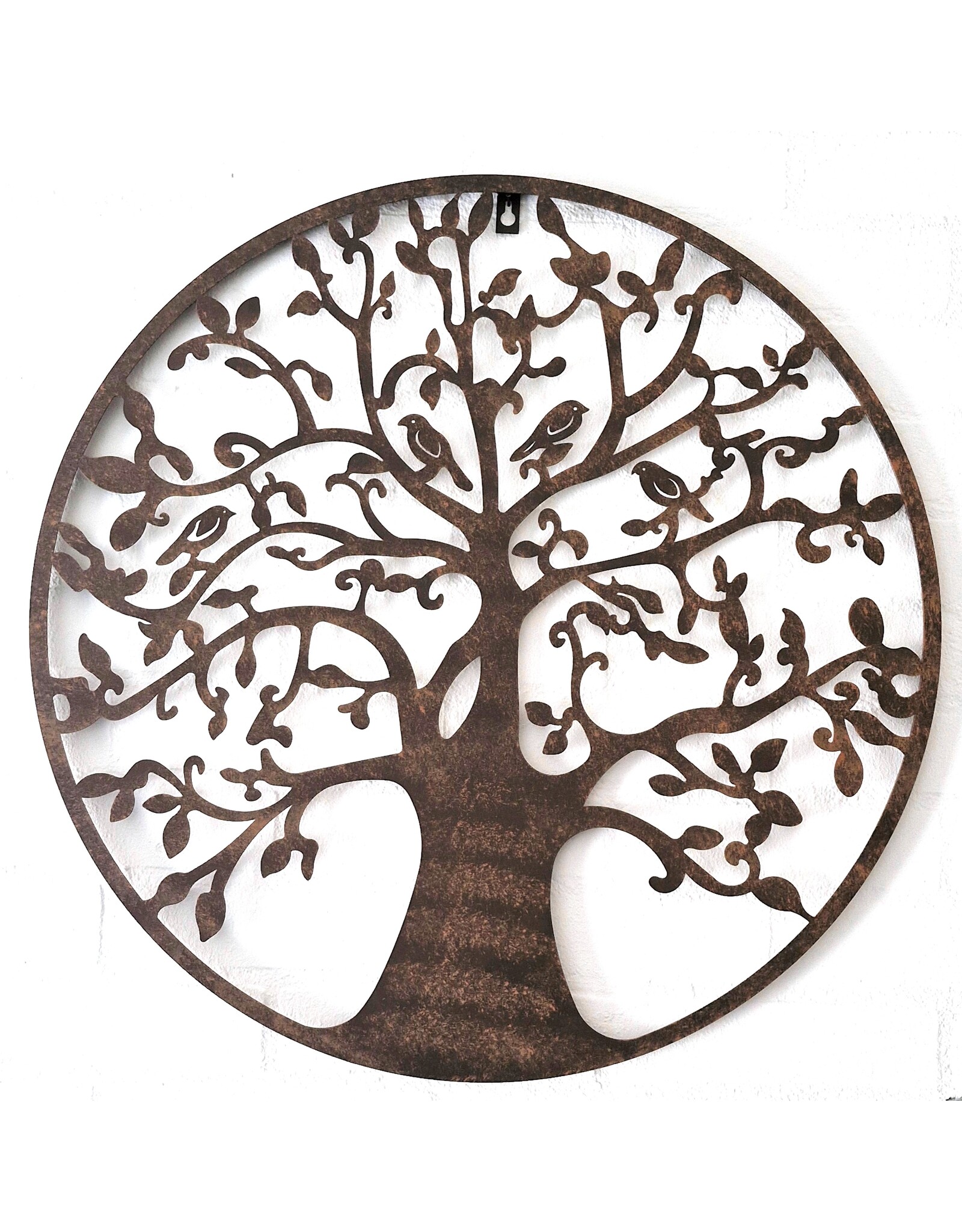 SH Miscellaneous - Levensboom met Vogeltjes Metalen Wanddecoratie 60