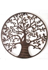 SH Miscellaneous - Levensboom met Vogeltjes Metalen Wanddecoratie 60
