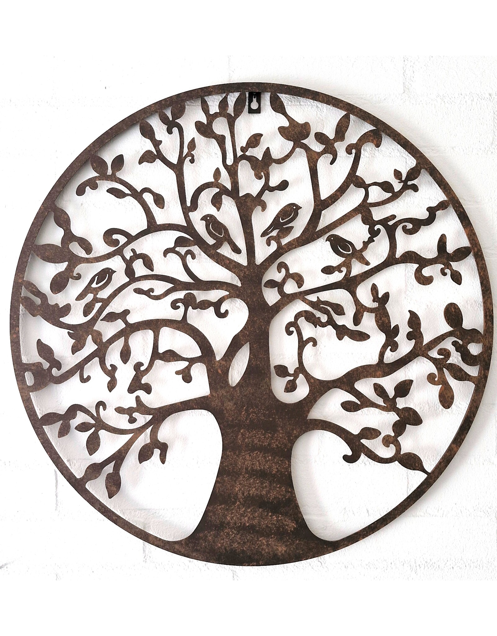 SH Miscellaneous - Tree of Life with Birds  Iron Wall Decor 60