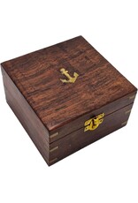 Trukado Miscellaneous - Sextant in wooden case - brass, small version