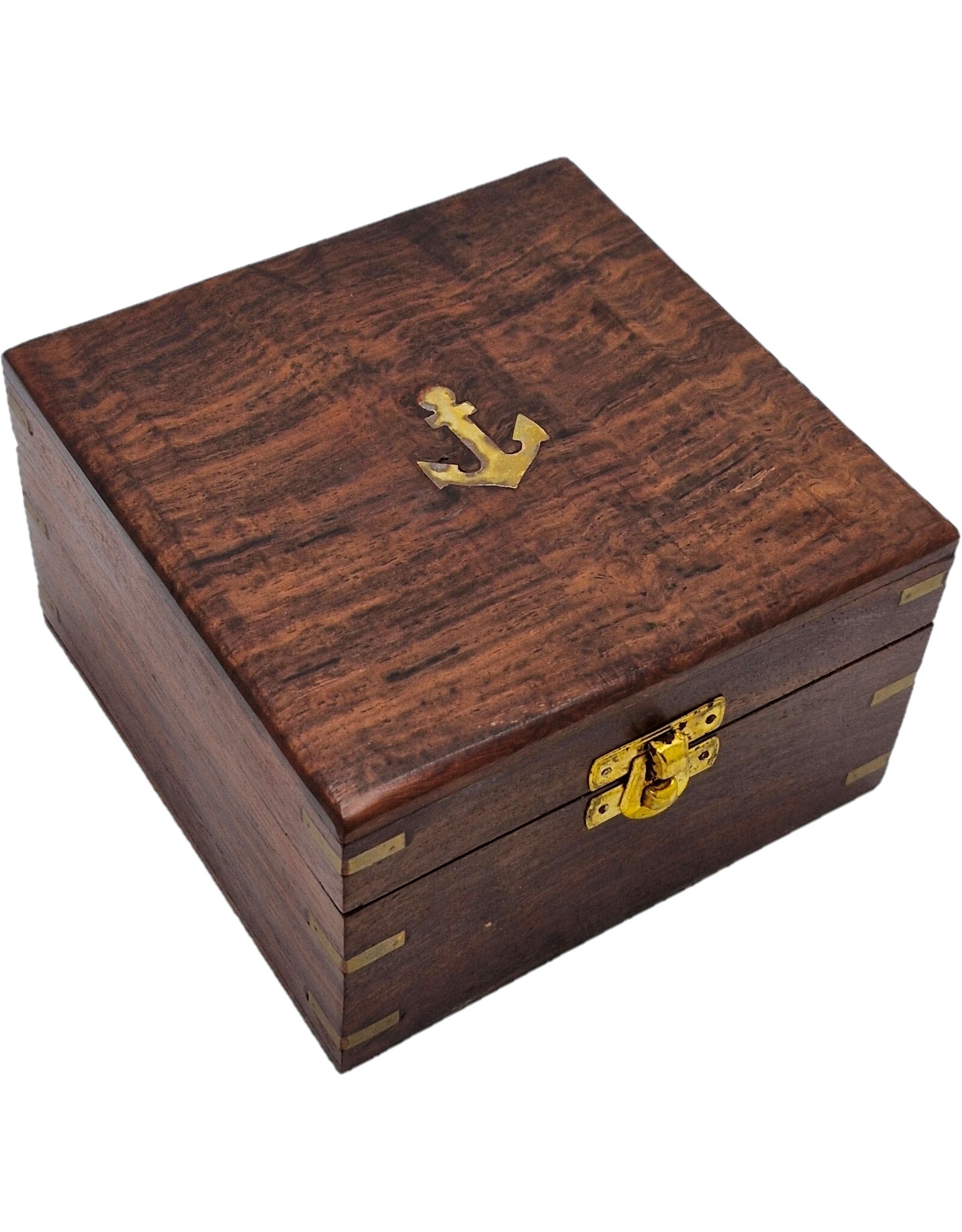 Trukado Miscellaneous - Sextant in wooden case - brass, small version