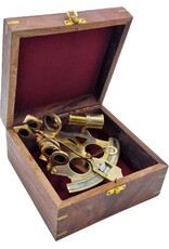 Trukado Miscellaneous - Sextant with wooden case (solid brass)