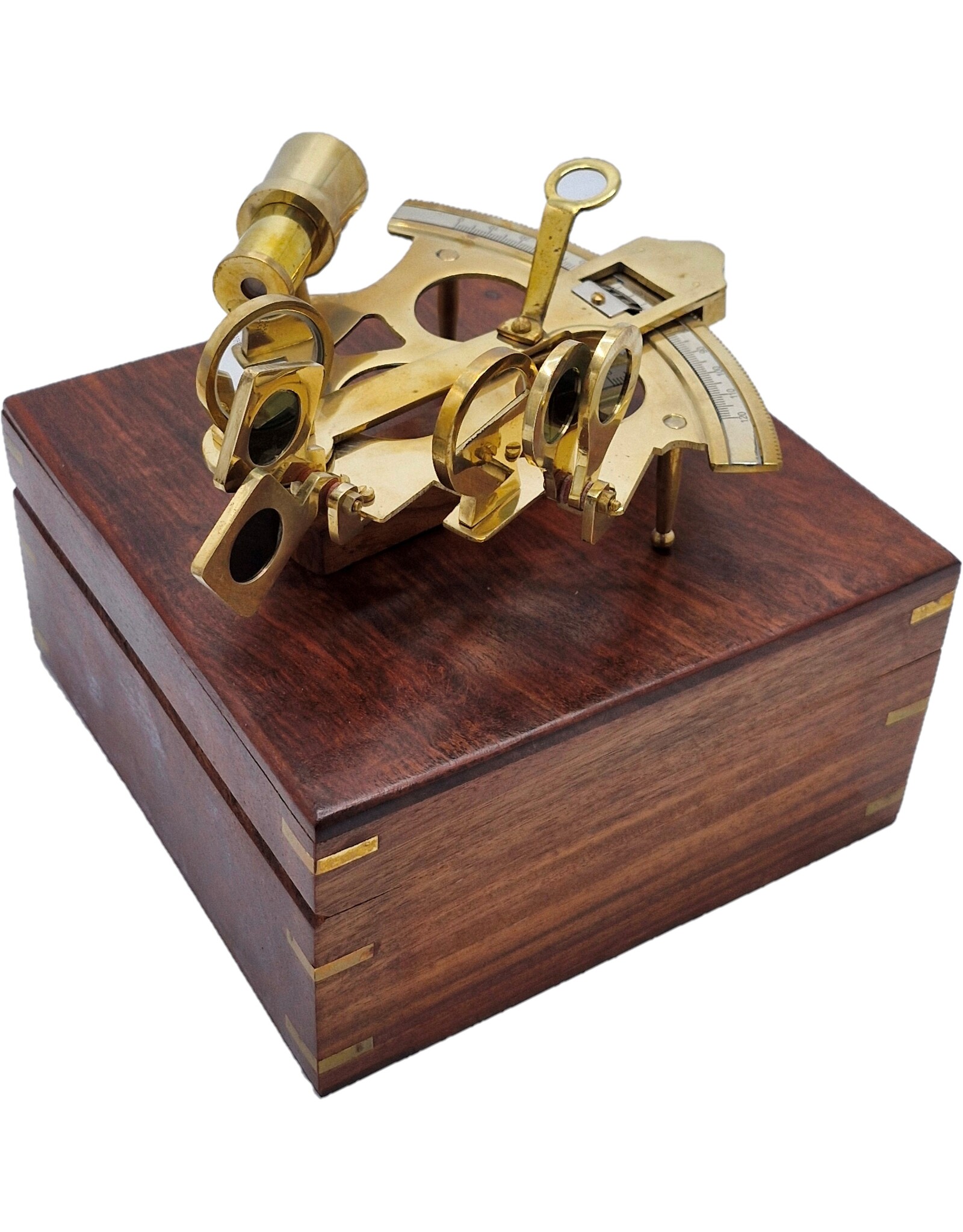 Trukado Miscellaneous - Sextant with wooden case (solid brass)