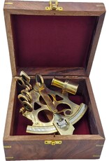 Trukado Miscellaneous - Sextant met houten kistje (massief messing)