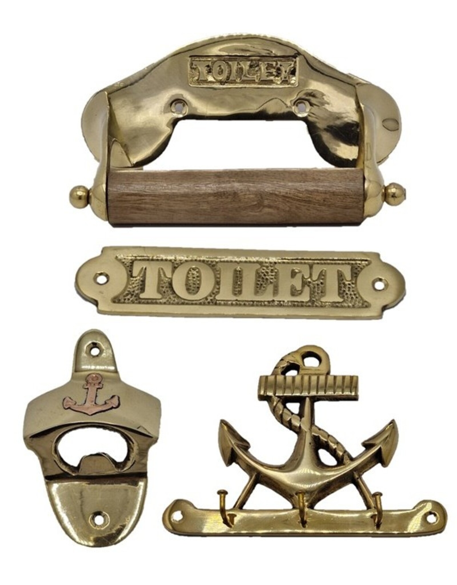 Trukado Nautical & Nostalgic - Mancave Nautica  Set (brass)