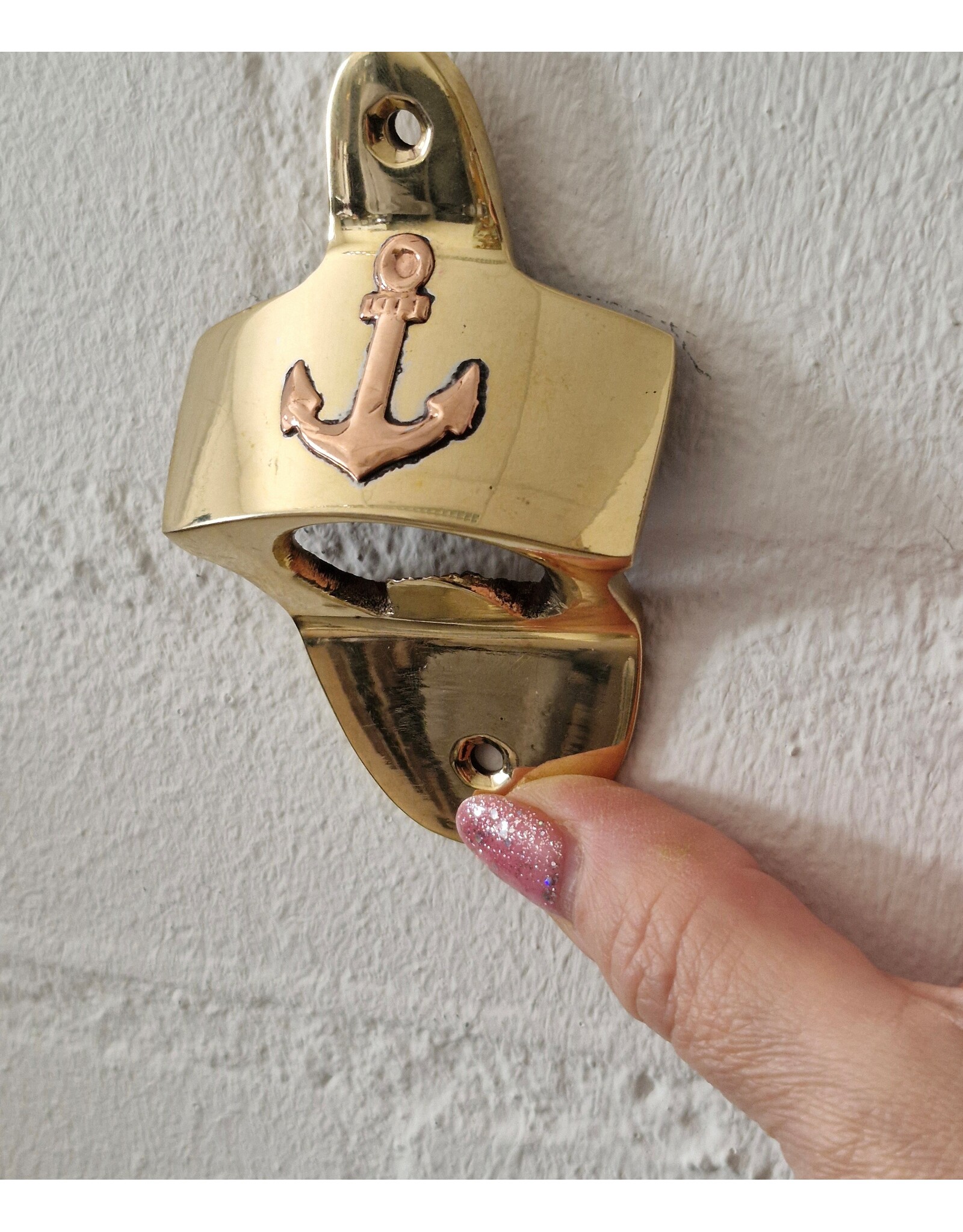 Trukado Miscellaneous - Flesopener met Anker (messing)