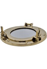 Trukado Nautical & Nostalgic - Porthole Wall Mirror, Brass Ø 20cm