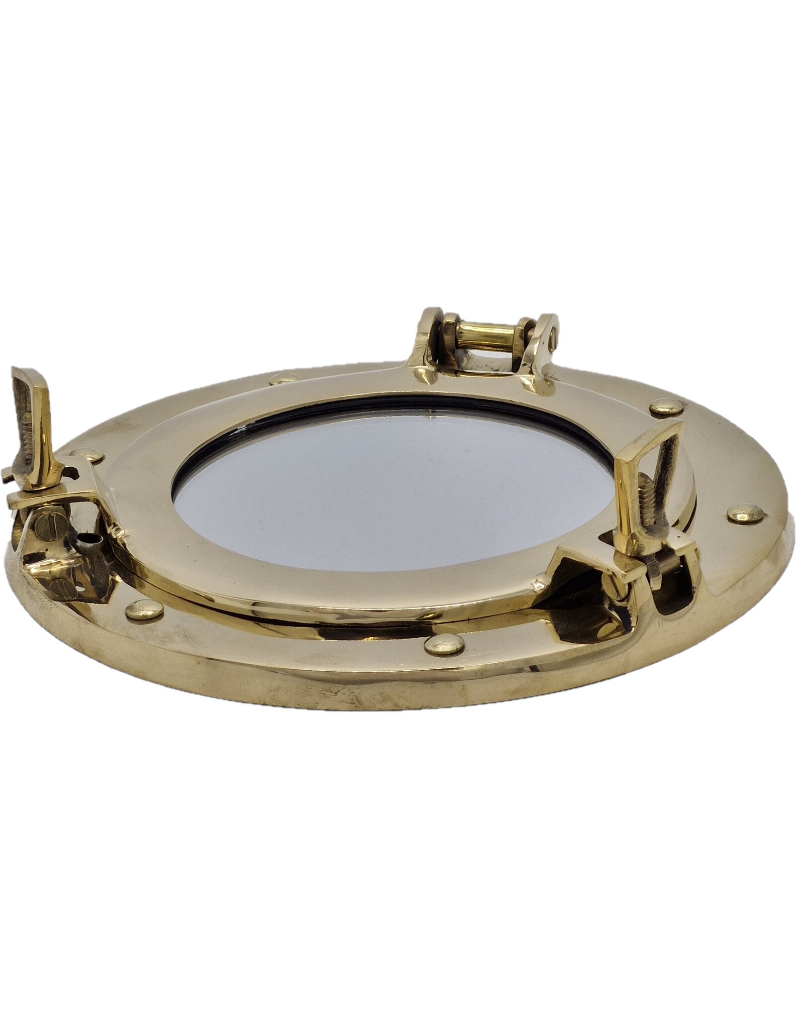 Trukado Nautical & Nostalgic - Porthole Wall Mirror, Brass Ø 20cm