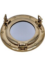 Trukado Nautical & Nostalgic - Porthole Wall Mirror, Brass Ø 20cm