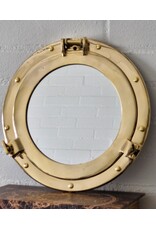 Trukado Nautica & Nostalgia - Patrijspoort Wandspiegel messing Ø 28cm
