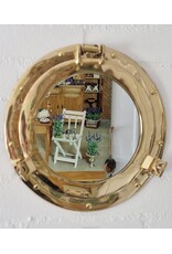 Trukado Nautical & Nostalgic - Porthole Wall Mirror, Brass Ø 28cm
