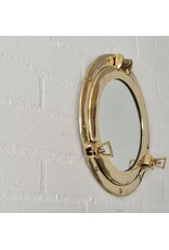 Trukado Nautical & Nostalgic - Porthole Wall Mirror, Brass Ø 28cm