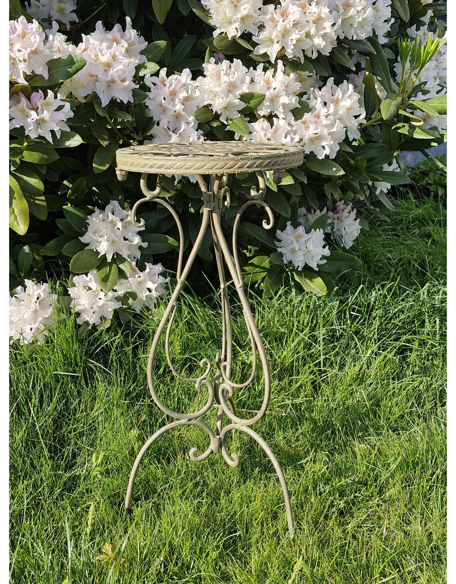 Trukado Miscellaneous - Iron Vintage Plant Table greenish-brown