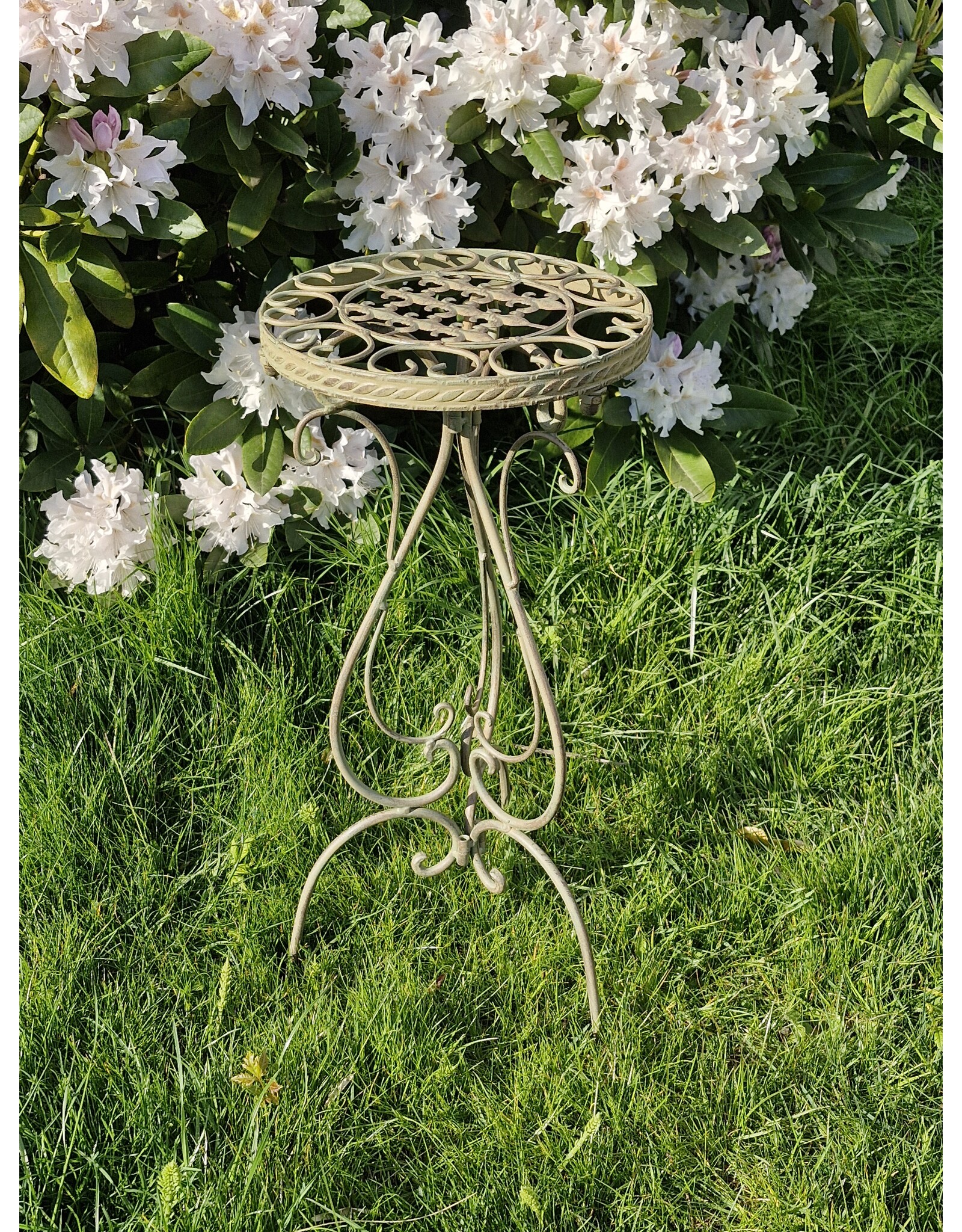 Trukado Miscellaneous - IJzeren Vintage Plantentafeltje groenbruin