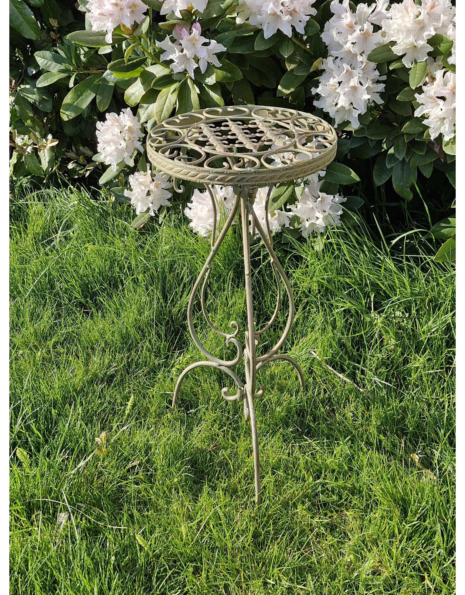 Trukado Miscellaneous - IJzeren Vintage Plantentafeltje groenbruin