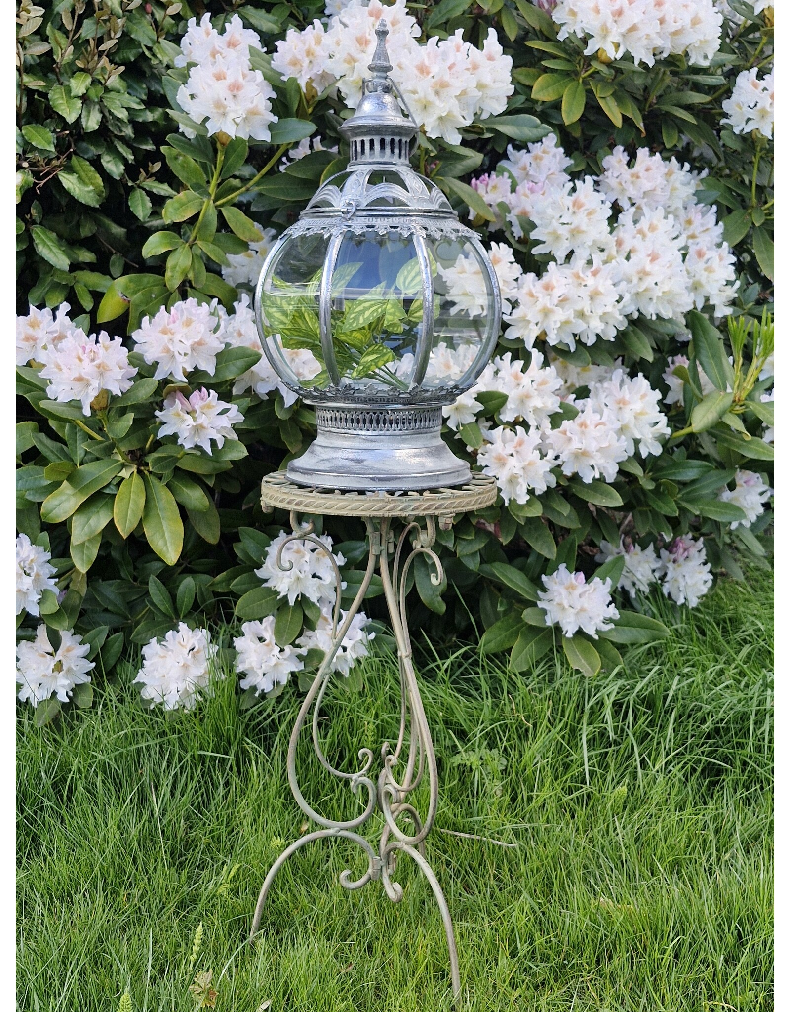 Trukado Miscellaneous - IJzeren Vintage Plantentafeltje groenbruin