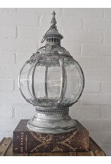 Trukado Miscellaneous - Tin Lantern ‘Victorian Octagon’ with Glass Windows 48cm