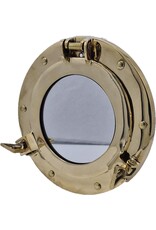 Trukado Nautical & Nostalgic - Porthole Wall Mirror, Brass Ø 20cm