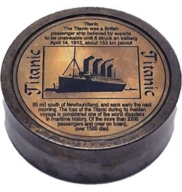 Trukado Vintage Kompas Titanic met schroefdeksel