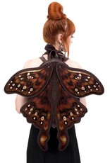 Restyle Fantasy tassen en portemonnees - Cinnamora Bruine Mot Rugzak met bewegende vleugels Restyle - Restyle
