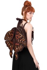 Restyle Fantasy tassen en portemonnees - Cinnamora Bruine Mot Rugzak met bewegende vleugels Restyle - Restyle