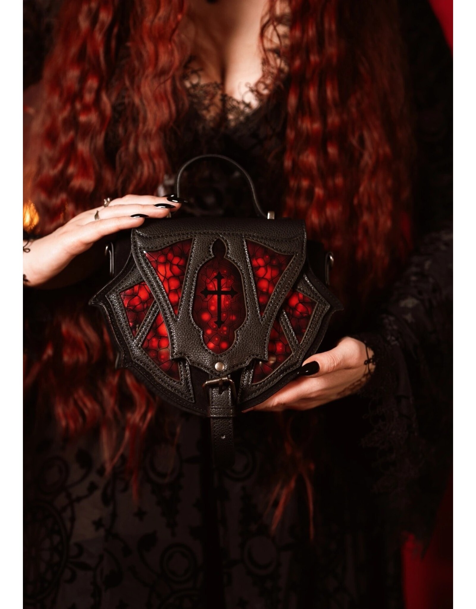 Restyle Gothic tassen Steampunk tassen - Gothic Handtas Bloodspire - Restyle