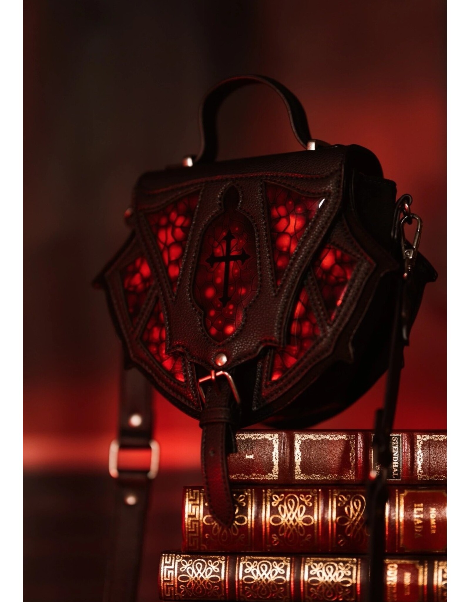 Restyle Gothic tassen Steampunk tassen - Gothic Handtas Bloodspire - Restyle