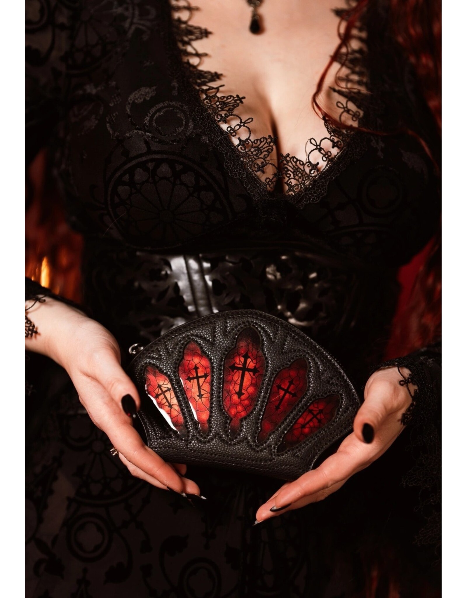 Restyle Gothic tassen Steampunk tassen -  Gothic Portemonnee Bloodveil - Restyle