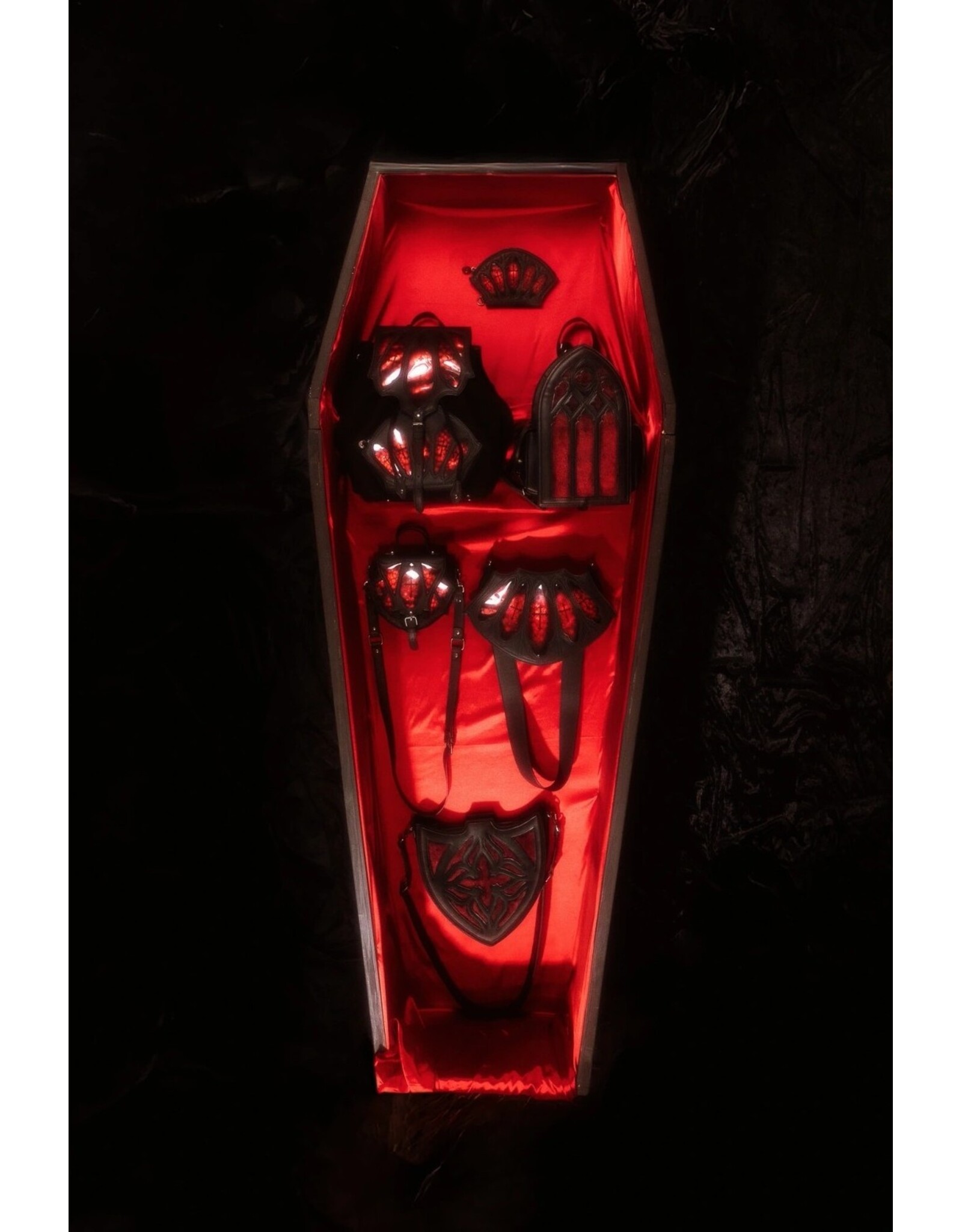 Restyle Gothic tassen Steampunk tassen - Gothic Cathedral Rugzak Bloodveil - Restyle