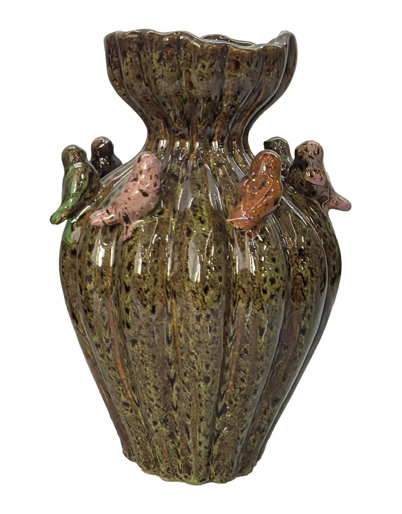 Diga Colmore Giftware & Lifestyle - Diga Colmore Vase LENNY ceramic antique green