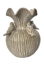 Diga Colmore Giftware & Lifestyle - Diga Colmore Vaas met Vogels LOTTE keramiek white brown