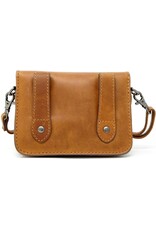 HillBurry Leren tassen - HillBurry Leren Schoudertasje cognac