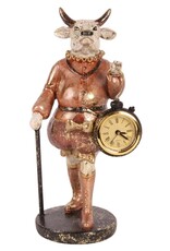 DS Giftware Beelden Collectables - Koe met Klok beeldje 25 cm