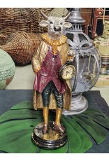 DS Giftware Beelden Collectables - Koe met Klok beeldje 41 cm
