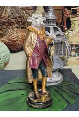 DS Giftware Beelden Collectables - Koe met Klok beeldje 41 cm