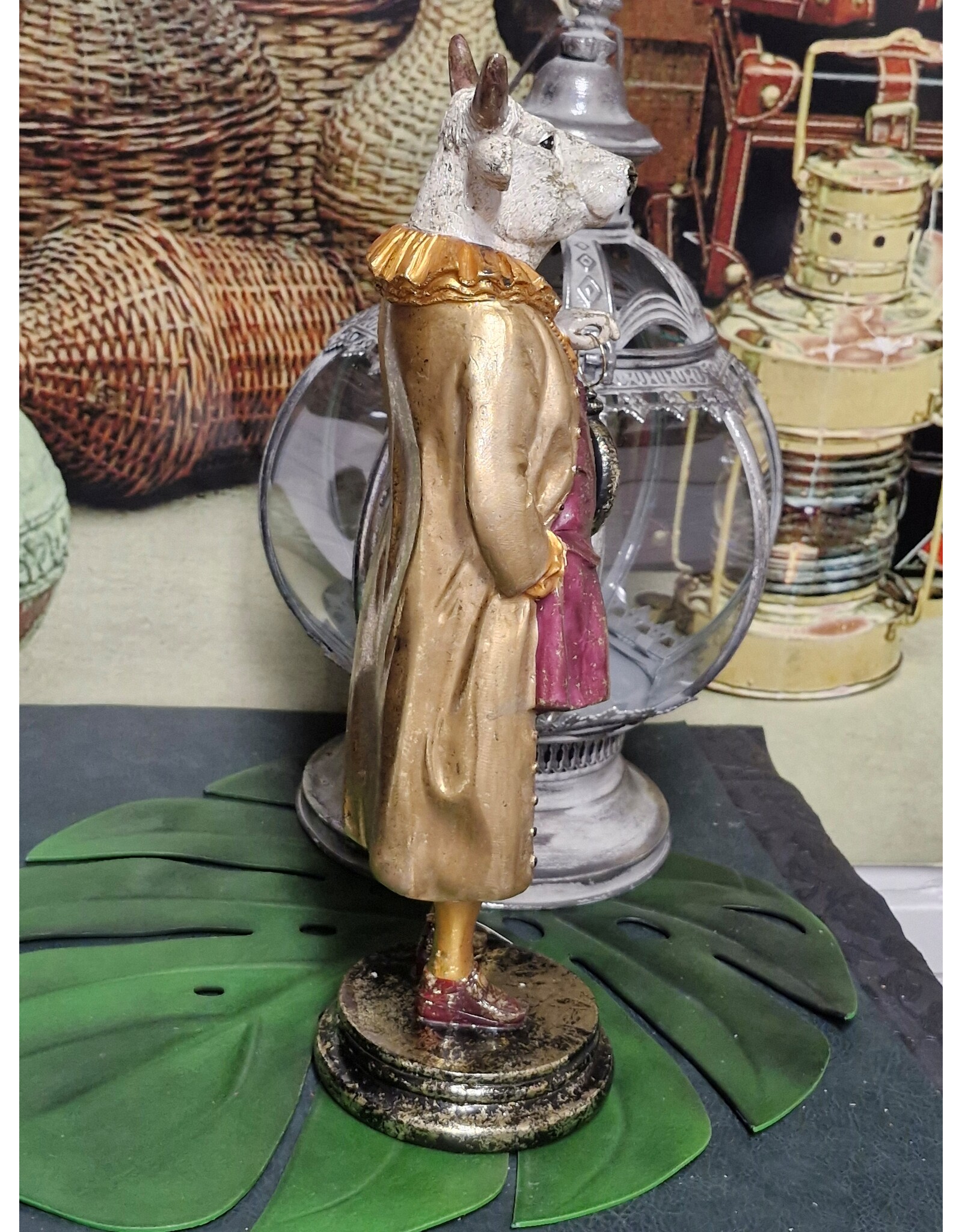 DS Giftware Figurines Collectables - Cow with Clock figurine  41cm
