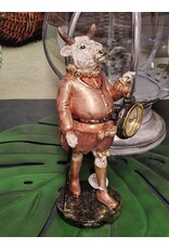DS Giftware Figurines Collectables - Cow with Clock figurine  25 cm