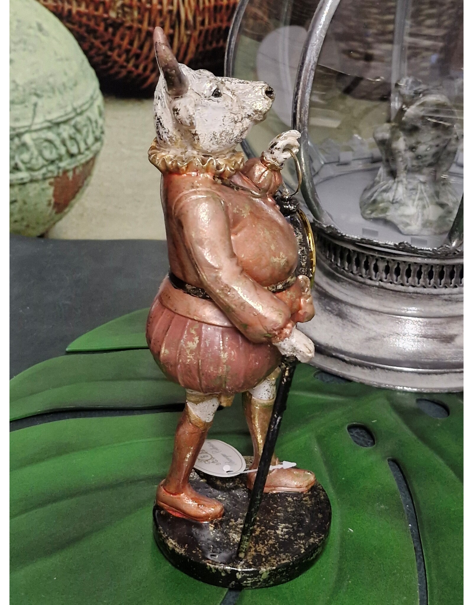 DS Giftware Beelden Collectables - Koe met Klok beeldje 25 cm