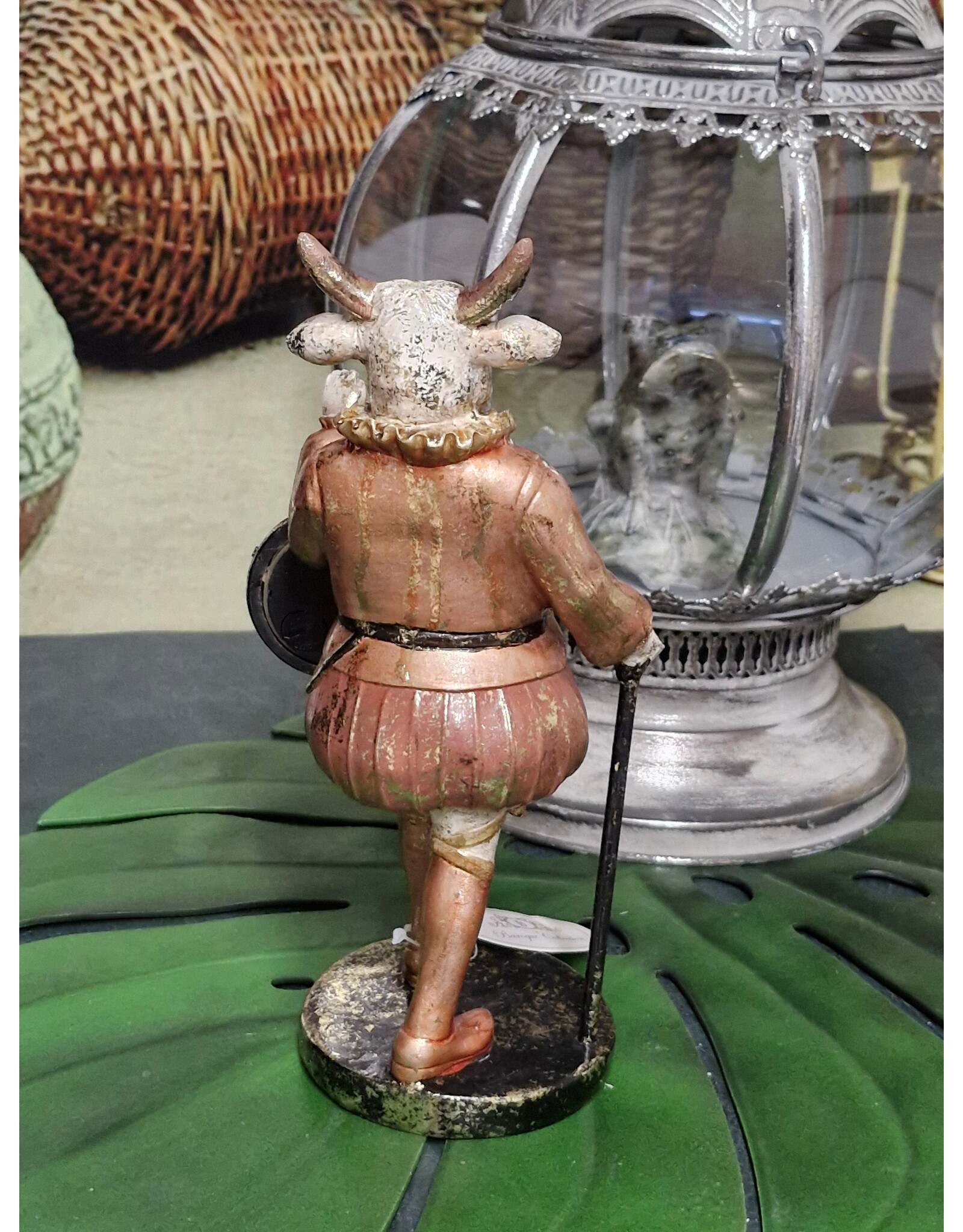 DS Giftware Figurines Collectables - Cow with Clock figurine  25 cm
