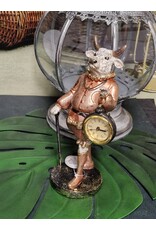 DS Giftware Beelden Collectables - Koe met Klok beeldje 25 cm