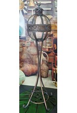 JB Miscellaneous - Hoge Lantaarn op Poten Glazen Bol met Vogeltje 127,5cm