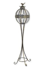 JB Miscellaneous - Hoge Lantaarn op Poten Glazen Bol met Vogeltje 127,5cm