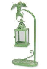 JB Miscellaneous - Brocante Hangende Lantaarn met Vogel op Standaard