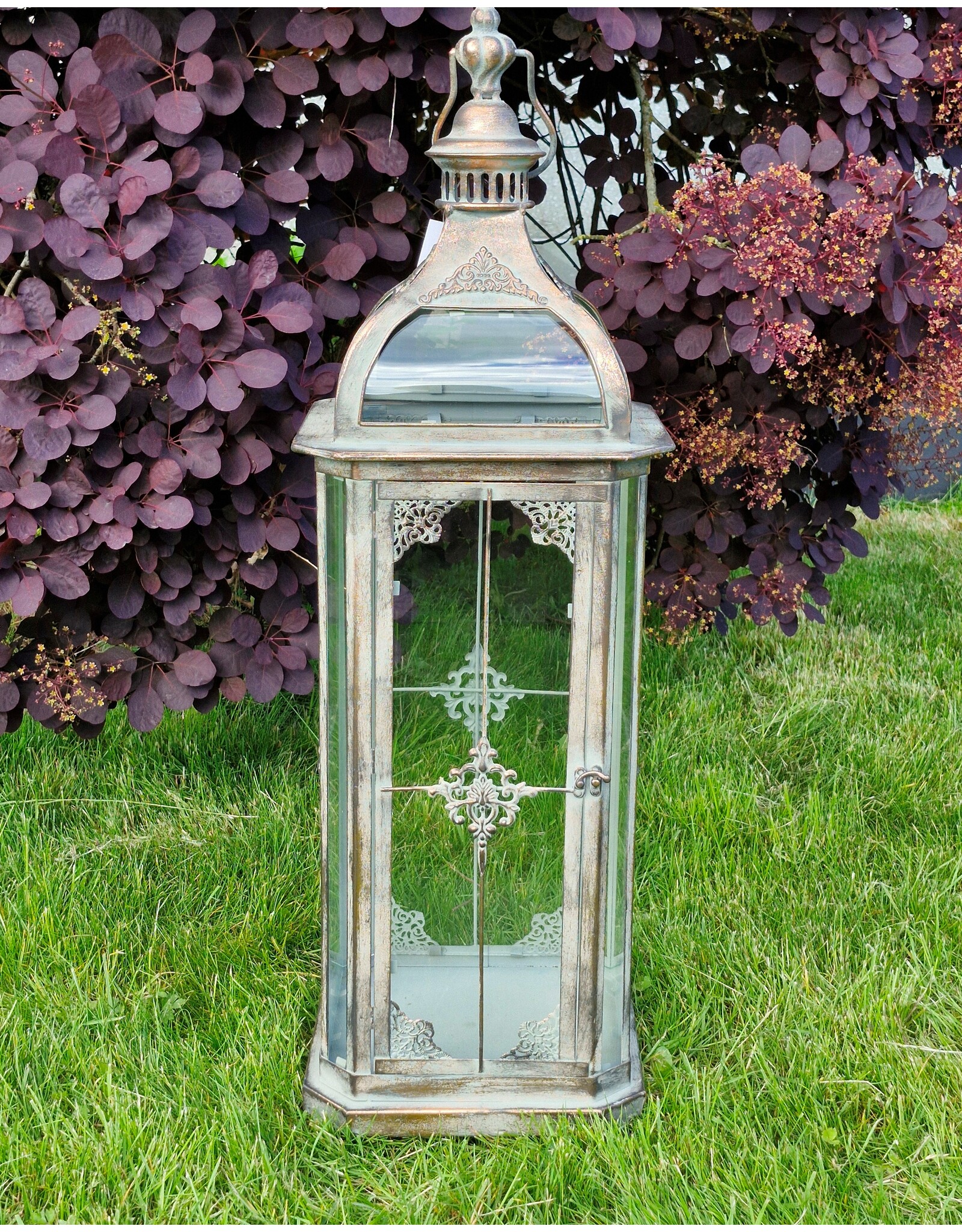 JB Miscellaneous - Tin Lantern Baroque style 82cm